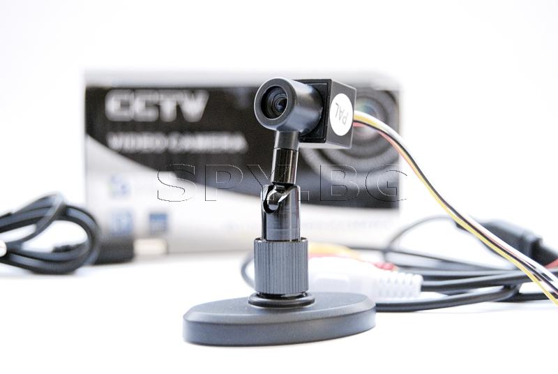 Мини CCTV камера със стойка