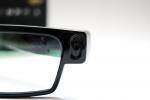 HD камера в очила с бели стъкла