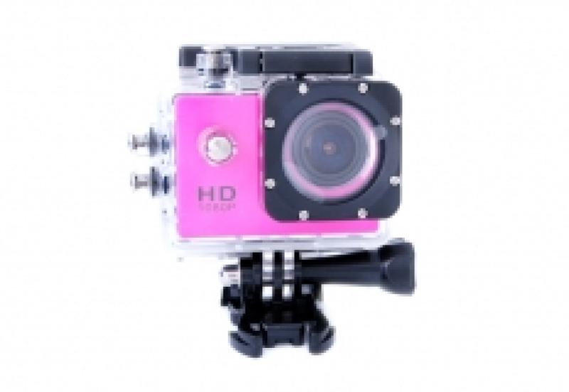 Спортна херметична FullHD камера - розова