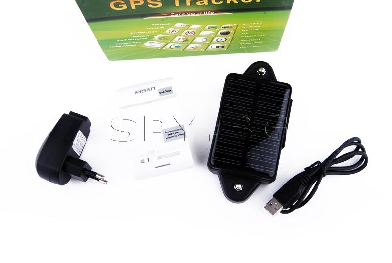 GPS тракер със соларен панел