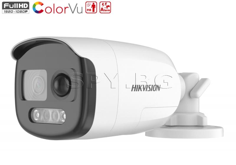 HD-TVI куполна камера 2MP с ColorVu технология - HIKVISION 