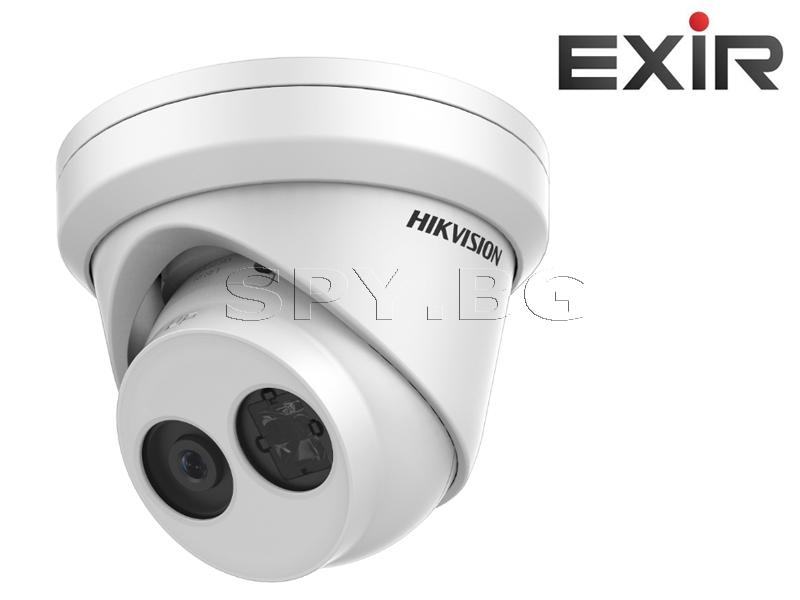 6MP куполна IP камера Ден/Нощ, EXIR технология с обхват до 30м - HIKVISION